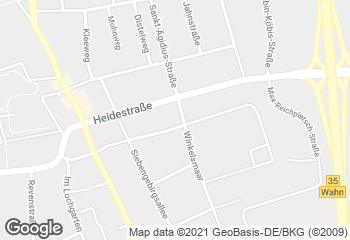 Karte mit Standort von Nelles - die Backmanufaktur im Rewe Schäfer in Wahn