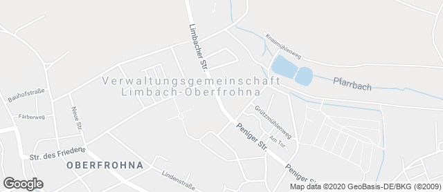Karte mit Standort von Bäckerei-Konditorei Vogel