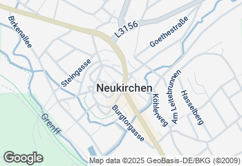 Karte mit Standort von Bäckerei Gronowski
