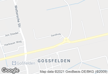 Karte mit Standort von Bäckerei Pfeiffer