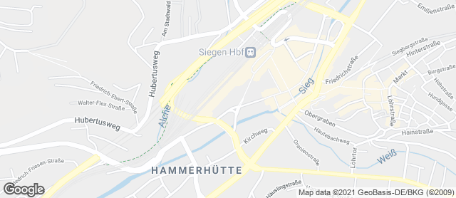 Karte mit Standort von Bäckerei Hesse KG