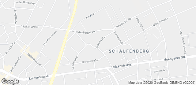 Karte mit Standort von Bäckerei Hubert Nellessen