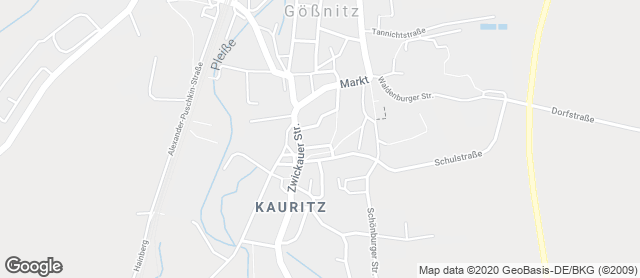 Karte mit Standort von Fachgeschäft Gößnitz / Netto-Markt