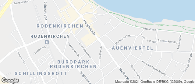 Karte mit Standort von Bäckerei Jürgen Pistono