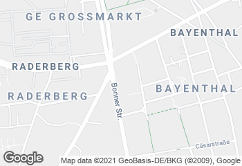 Karte mit Standort von Bäckerei Merzenich