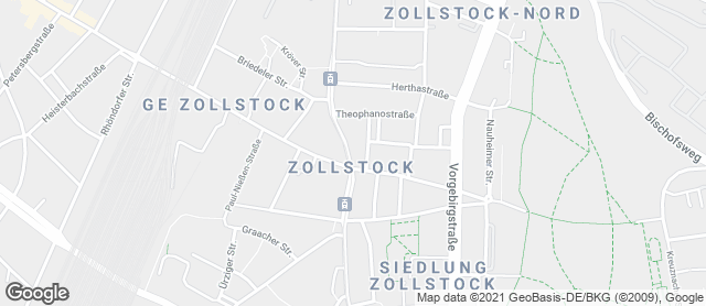 Karte mit Standort von Bäckerei Merzenich