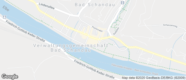 Karte mit Standort von Konditorei und Bäckerei Förster