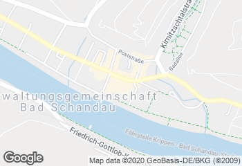 Karte mit Standort von Konditorei und Bäckerei Förster