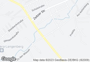 Karte mit Standort von Bäckerei und Konditorei  Laudenbach GmbH & Co. KG - Fil. 13