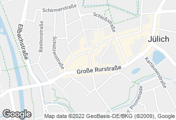 Karte mit Standort von Bäckerei Konditorei Café Mainz-Weitz GmbH