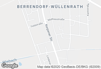 Karte mit Standort von Bäckerei Bernhard Betzing