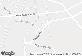 Karte mit Standort von Bäckerei Immerath Cafe Dampflok (Alter Ostbahnhof )