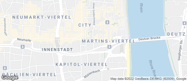 Karte mit Standort von Bäckerei Merzenich