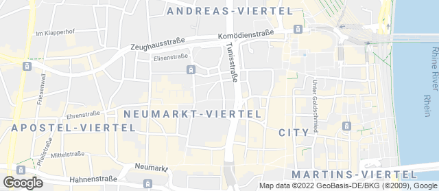 Karte mit Standort von Bäckerei Merzenich