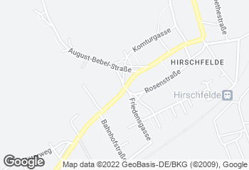 Karte mit Standort von Bäckerei Jens Rönsch - DER MEISTERBÄCKER -