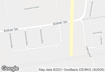 Karte mit Standort von Bäckerei Kraus GmbH - Fil. Lövenich