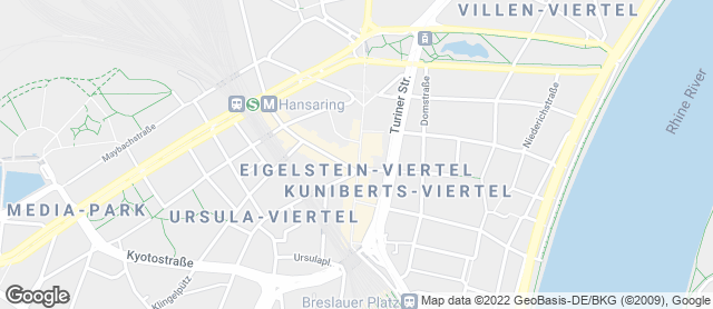 Karte mit Standort von Bäckerei Merzenich