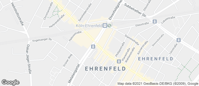 Karte mit Standort von Bäckerei Merzenich