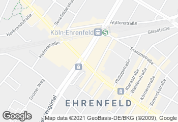 Karte mit Standort von Bäckerei Merzenich