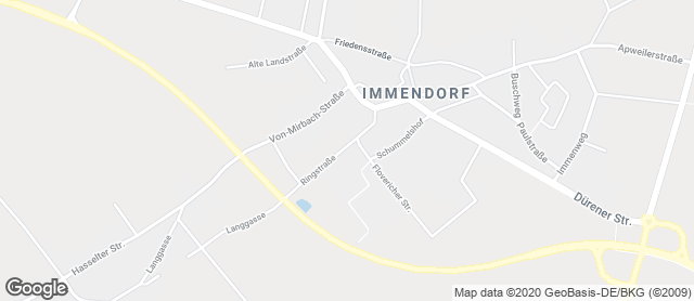 Karte mit Standort von Landcafé Haus immendorf KG