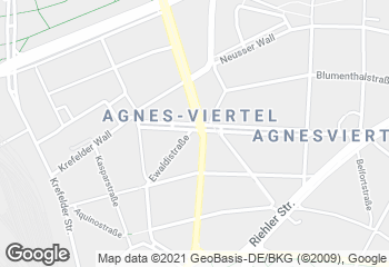 Karte mit Standort von Bäckerei Merzenich