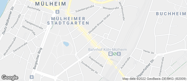 Karte mit Standort von Bäckerei Merzenich