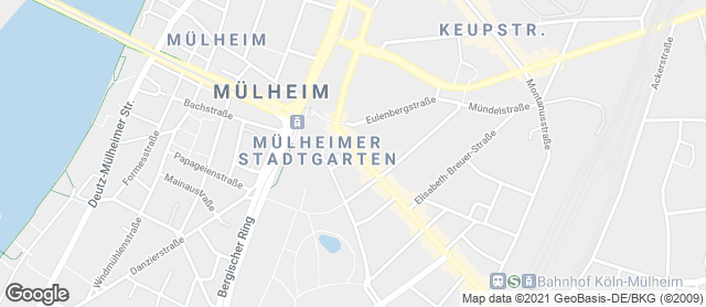 Karte mit Standort von Bäckerei Merzenich