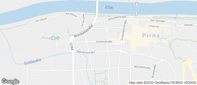 Karte mit Standort von Bäckerei Gröger Gartenstrasse 11 neben Kino