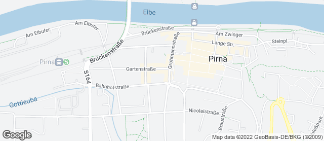 Karte mit Standort von Bäckerei und Konditorei Mehnert