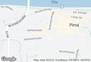 Karte mit Standort von Bäckerei und Konditorei Mehnert
