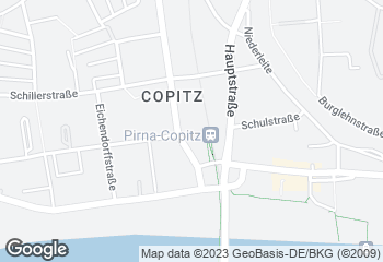 Karte mit Standort von Ottendorfer Mühlenbäcker Lidl Pirna