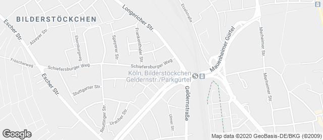 Karte mit Standort von Bäckerei Kraus GmbH - Fil. Bilderstöckchen