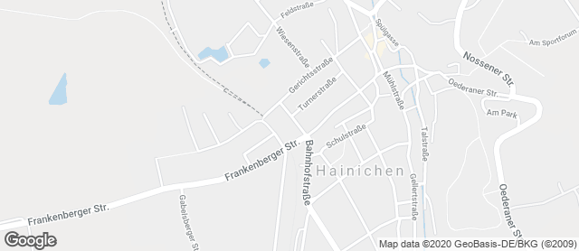 Karte mit Standort von Bäckerei und Konditorei Groschupf GmbH