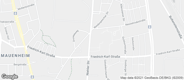 Karte mit Standort von Bäckerei Kraus GmbH - Fil. Niehl