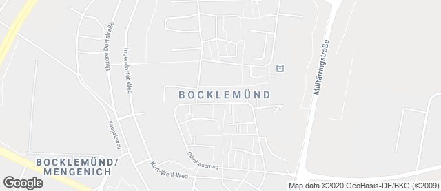 Karte mit Standort von Bäckerei Voosen Mengenich