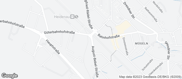 Karte mit Standort von Bäckerei Kunze