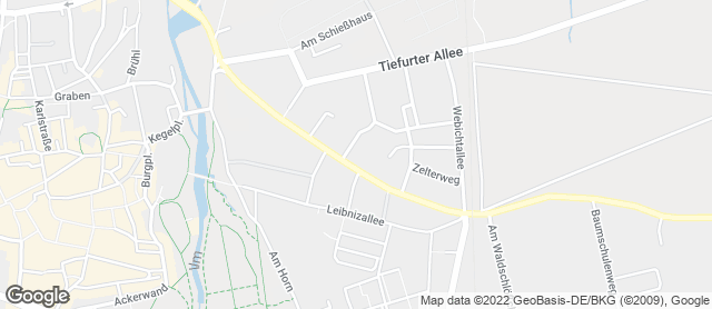 Karte mit Standort von Bäckerei Preußel