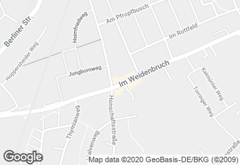 Karte mit Standort von Bäckerei Gebrüder Förster GmbH  Köln Höhenhaus Bäckerei + Cafe