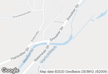 Karte mit Standort von Bäckerei und Konditorei Krahl e.K.