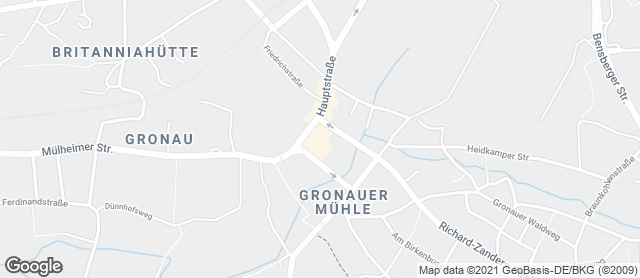 Karte mit Standort von Bäckerei Kraus GmbH - Fil. Gronau