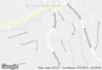 Karte mit Standort von Bäckerei Birkelbach