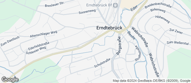 Karte mit Standort von Bäckerei Eckhardt Gmbh & Co. KG