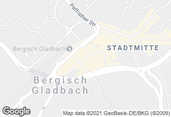 Karte mit Standort von Bäckerei Merzenich