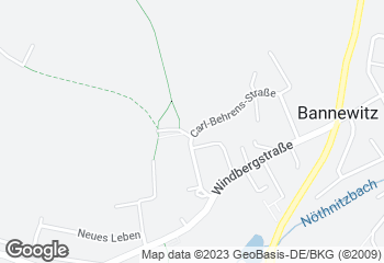 Karte mit Standort von Bäckerei Langholz Filiale Bannewitz
