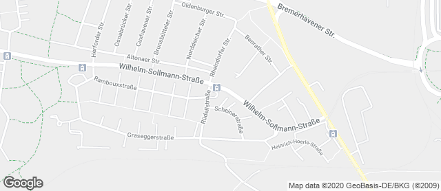 Karte mit Standort von Adolph's Bäckerei & Konditorei - Filiale Longerich Gartenstadt Nord