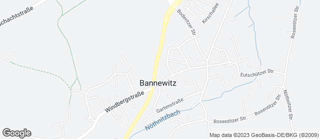 Karte mit Standort von Mühle und Bäckerei Bärenhecke Filiale im Netto-Markt Bannewitz