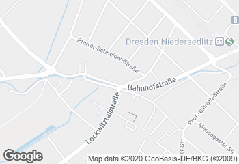 Karte mit Standort von Bäckerei Krause - Dorfstrasse / DD - Niedersedlitz