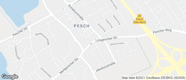 Karte mit Standort von Bäckerei Kraus GmbH - Fil. Pesch