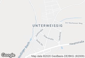 Karte mit Standort von Landbäckerei und Café Friedrich
