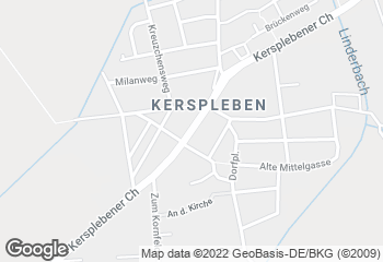 Karte mit Standort von Bäcker Süpke Kerspleben